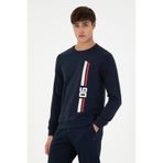U.S. Polo Assn. Erkek Regular Fit Bisiklet Yaka Lacivert Sweatshirt 50293441-VR033