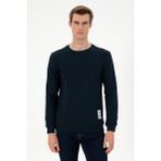 U.S. Polo Assn. Erkek Regular Fit Bisiklet Yaka Lacivert Sweatshirt 50293471-VR033 - XL