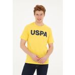U.S. Polo Assn. Erkek Regular Fit Bisiklet Yaka Sarı Basic Tişört 50279620-vr044