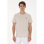 U.S. Polo Assn. Erkek Regular Fit Bisiklet Yaka Taş Basic Tişört 50298035-VR049