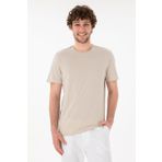U.S. Polo Assn. Erkek Regular Fit Bisiklet Yaka Taş Basic Tişört 50305928-vr049