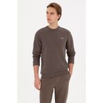 U.S. Polo Assn. Erkek Regular Fit Bisiklet Yaka Vizon Sweatshirt 50315598-VR052