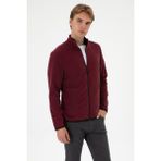 U.S. Polo Assn. Erkek Regular Fit Bordo Polar Örme Hırka 50313779-VR177 - XL