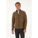 U.S. Polo Assn. Erkek Regular Fit Haki Polar Örme Hırka 50313779-VR027 - Haki-289 - 2XL