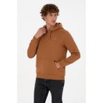 U.S. Polo Assn. Erkek Regular Fit Kapüşonlu Şardonlu Camel Basic Sweatshirt 50315582-VR233 - Bisküvi