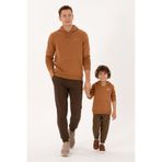 U.S. Polo Assn. Erkek Regular Fit Kapüşonlu Şardonlu Koyu Frambuaz Basic Sweatshirt 50315582-VR104