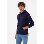 U.S. Polo Assn. Erkek Regular Fit Kapüşonlu Şardonlu Mürdüm Basic Sweatshirt 50315582-VR074