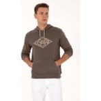 U.S. Polo Assn. Erkek Regular Fit Kapüşonlu Vizon Sweatshirt 50308129-VR052 - Vizon1