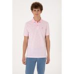 U.S. Polo Assn. Erkek Regular Fit Polo Yaka Açık Pembe Tişört 50306837-vr078