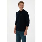 U.S. Polo Assn. Erkek Regular Fit Polo Yaka Lacivert Basic Sweatshirt 50315941-VR033 - XL