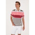U.S. Polo Assn. Erkek Regular Fit Polo Yaka Pembe Tişört 50300046-vr041