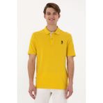 U.S. Polo Assn. Erkek Regular Fit Polo Yaka Sarı Basic Tişört 50298031-VR094 - Koyu Sarı - M
