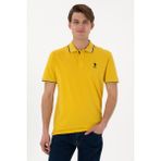 U.S. Polo Assn. Erkek Regular Fit Polo Yaka Sarı Basic Tişört 50306011-VR094 - Koyu Sarı