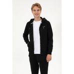 U.S. Polo Assn. Erkek Regular Fit Siyah Şardonlu Örme Hırka 50313755-VR046