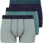 U.S. Polo Assn. Erkek Saks-Lacivert-Baskılı 3'lü Boxer 80504 - Yeşil - M