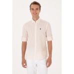 U.s. Polo Assn. Erkek Sarı Gömlek Desenli 50306339-VR044