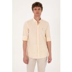 U.S. Polo Assn. Erkek Sarı Uzun Kollu Gömlek 50300159-VR094