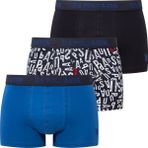 U.s. Polo Assn. Erkek Sax - Baskılı - Lacivert 3 Lü Boxer