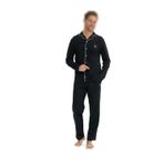 U.S. Polo Assn. - Erkek Siyah Boydan Patlı Pijama Takımı 024.B1Onn.I.E2.0.C.3Ly.9.De