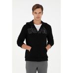 U.s. Polo Assn. Erkek Siyah Hırka Örme 50295172-vr046 Siyah