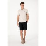 U.S. Polo Assn. Erkek Siyah Örme Şort 50308794-VR046