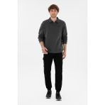 U.S. Polo Assn. Erkek Siyah Pantolon (Kanvas-Chino) 50297758-Vr046 - 34 - 30