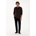 U.s. Polo Assn. Erkek Siyah Pantolon (Kanvas-Chino) 50316831-VR046 - Siyah-128 - 32