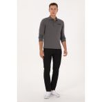U.s. Polo Assn. Erkek Siyah Pantolon (Kanvas-Chino) 50316835-VR046 - Siyah-128 - 32 - 33