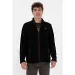 U.S. Polo Assn. Erkek Siyah Polar Örme Hırka 50290594-VR046 - 2XL
