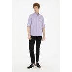 U.S. Polo Assn. Erkek Siyah Slim Fit Kanvas Pantolon 50297545-vr046