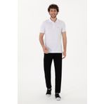 U.S. Polo Assn. Erkek Siyah Slim Fit Kanvas Pantolon 50309126-vr046