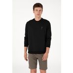 U.S. Polo Assn. Erkek Siyah Sweatshirt 50300048-VR046