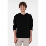 U.S. Polo Assn. Erkek Siyah Sweatshirt 50309858-VR046, M