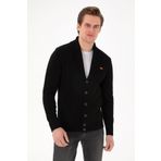 U.S. Polo Assn. Erkek Siyah Triko Hırka 50297061-VR046