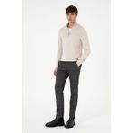 U.S. Polo Assn. Erkek Slim Fit Antrasit Kanvas Pantolon 50296159-VR006