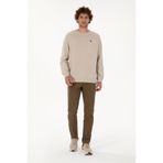 U.S. Polo Assn. Erkek Slim Fit Haki Kanvas Pantolon 50316831-VR027