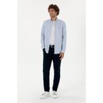 U.S. Polo Assn. Erkek Slim Fit Lacivert Kanvas Pantolon 50316831-VR033