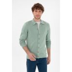 U.S. Polo Assn. Erkek Su Yeşili Hırka (Triko) 50298272-VR048 - 2XL