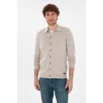 U.S. Polo Assn. Erkek Taş Hırka (Triko) 50298272-VR049 - XL