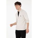 U.S. Polo Assn. Erkek Taş Melanj Basic Triko Hırka 50288871-VR225