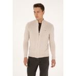 U.S. Polo Assn. Erkek Taş Melanj Hırka (Triko) 50313688-VR225