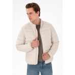 U.S. Polo Assn. Erkek Taş Mont 50299349-VR049 Kolsuz Düz Yaka Günlük Kullanım İçin Özel Tasarım