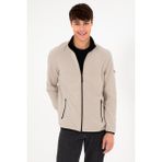 U.S. Polo Assn. Erkek Taş Renk Kolsuz Polar Hırka 50298066-VR049 Günlük Kullanım İçin Regular Fit - Taş1 - XL