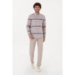 U.S. Polo Assn. Erkek Taş Slim Fit Kanvas Pantolon 50309119-VR049 - 29 - 32