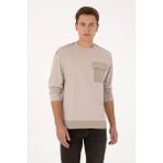 U.s. Polo Assn. Erkek Taş Sweatshirt 50316401-VR049 - XL