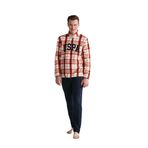 U.S. POLO ASSN. - Erkek Turuncu Polarlı Pijama Takımı