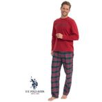 U.S. Polo Assn. Erkek Uzun Kollu & Ekoseli Nova Ev Giyim & Pijama Takımı - MER.1.8.D.E.D.92.US.8.P5.Q/1.
