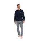 U.s. Polo Assn. Erkek Uzun Kollu Yuvarlak Yaka Düz Pijama Takımı