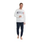 U.S. Polo Assn. Erkek Uzun Kollu Yuvarlak Yaka Penye Eşofman Pijama Takımı S25830