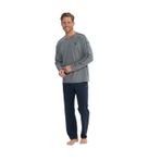 U.S. Polo Assn. Erkek Uzun Kollu Yuvarlak Yaka Penye Eşofman Pijama Takımı S25836